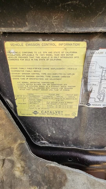 1985 Nissan Frontier - Image 13 of 13