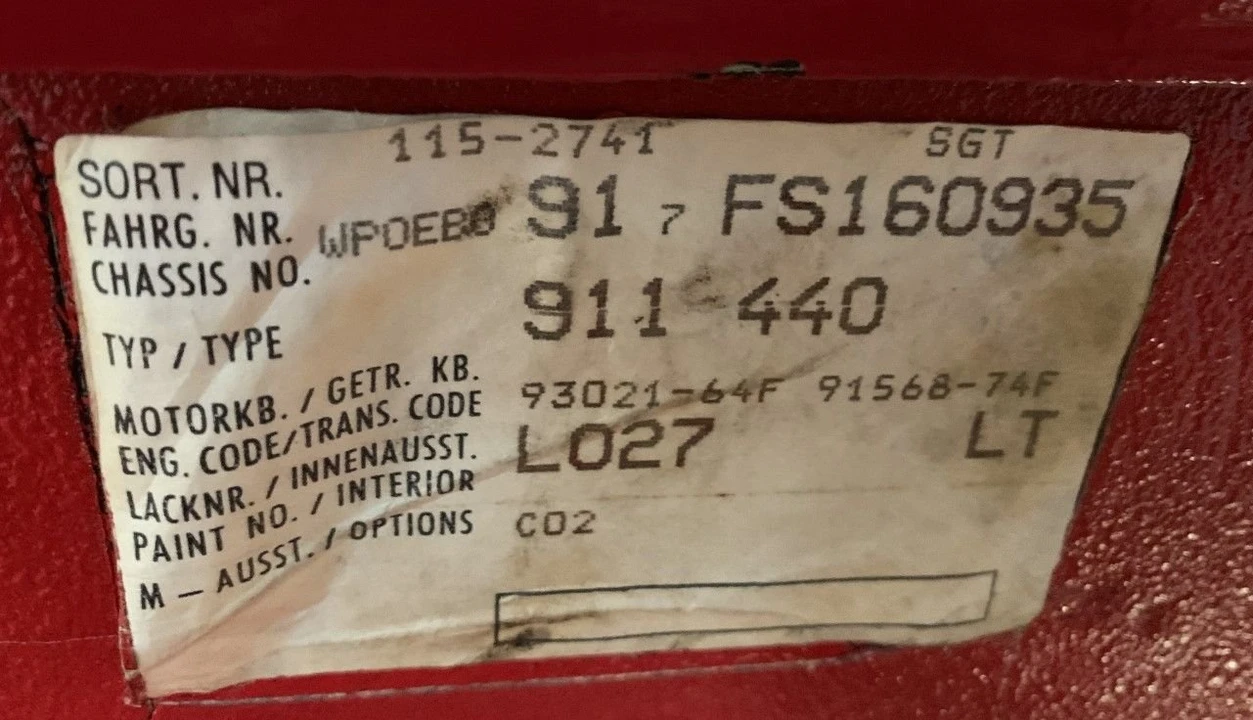 1985 Porsche 911 Carrera 3.2 - Image 2 of 25