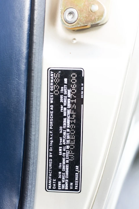 1985 Porsche 911 Carrera 3.2 - Image 31 of 31