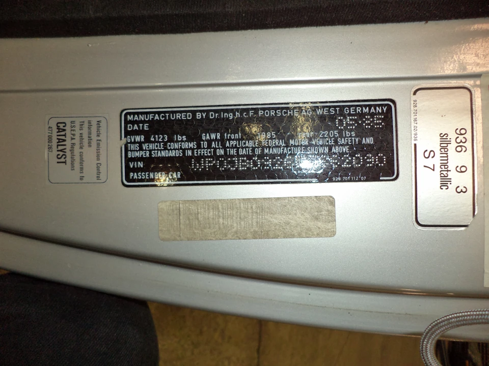 1985 Porsche 928 S - Image 31 of 31