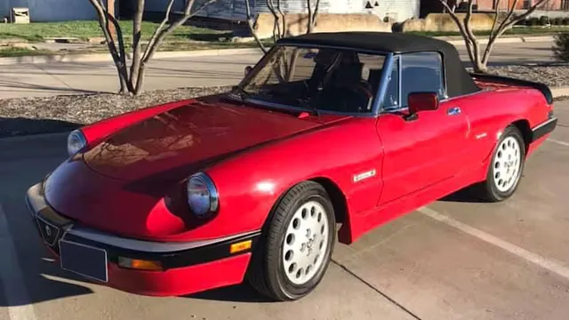 1986 Alfa Romeo Spider Quadrifoglio