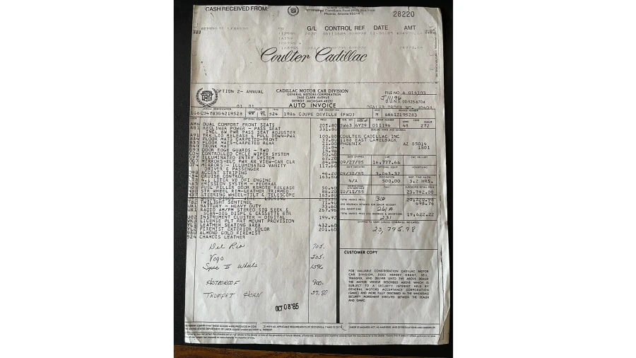 1986 Cadillac DeVille 6th Gen - Image 16 of 16