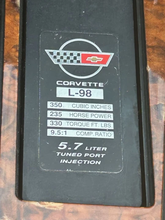 1986 Chevrolet Corvette C4 - Image 12 of 12