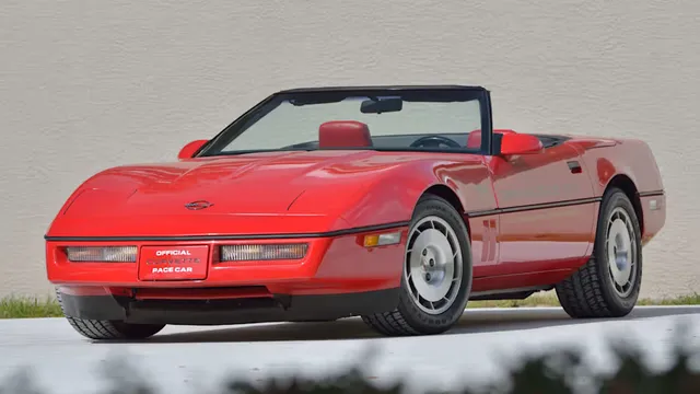 1986 Chevrolet Corvette Pace Car Edition Convertible