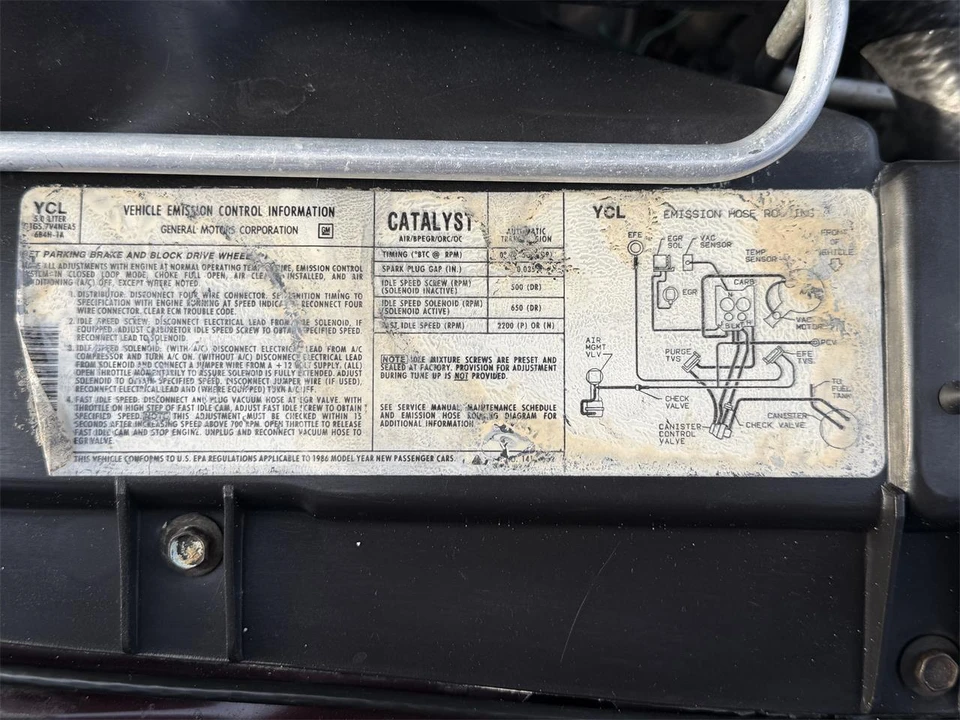 1986 Chevrolet El Camino 5th Gen - Image 29 of 30