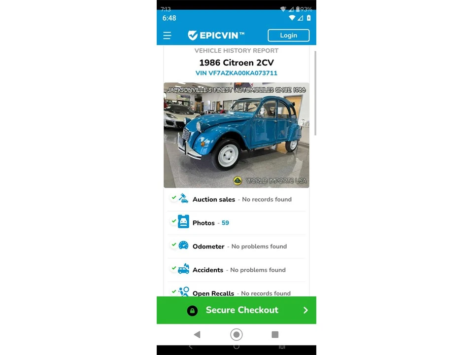 1986 Citroen 2CV - Image 8 of 27