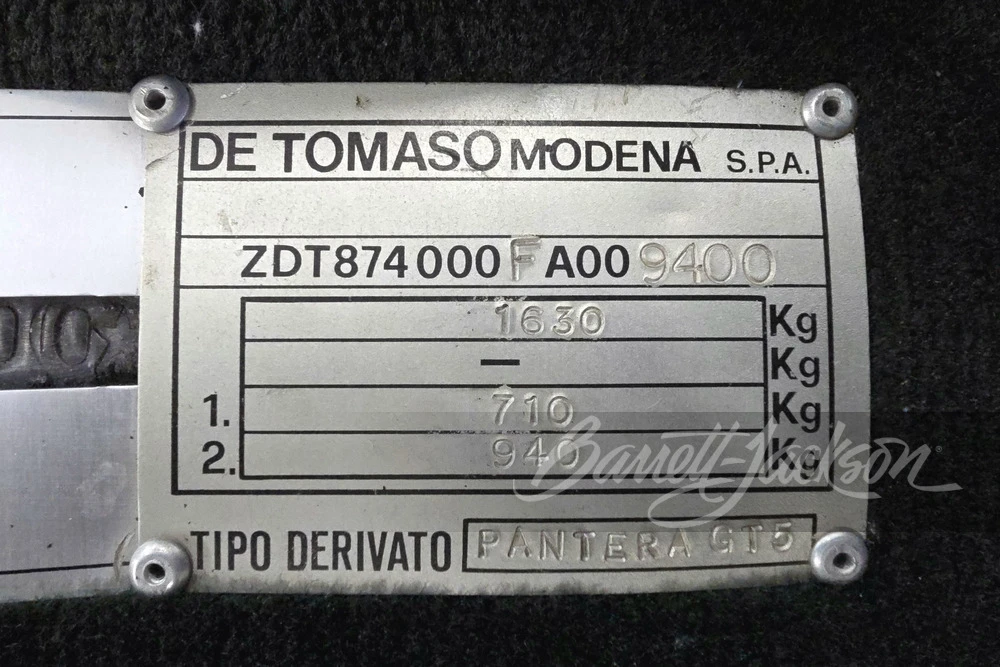 1986 DeTomaso Pantera - Image 31 of 31