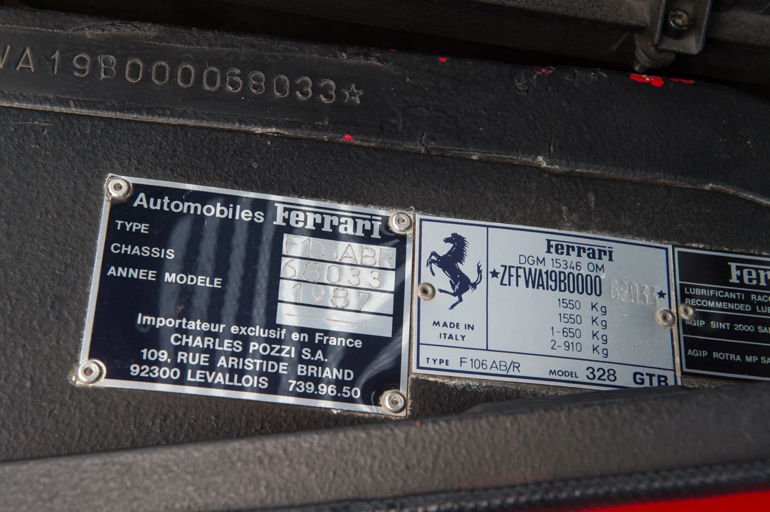 1986 Ferrari 328 GTB - Image 19 of 26