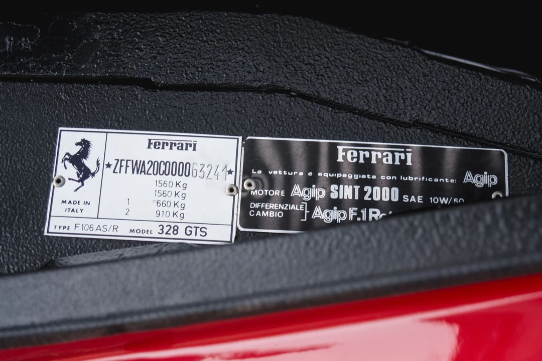 1986 Ferrari 328 GTS - Image 15 of 21