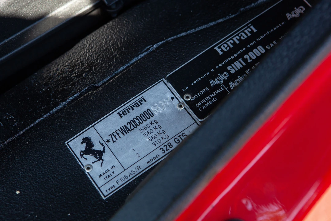 1986 Ferrari 328 GTS - Image 11 of 31