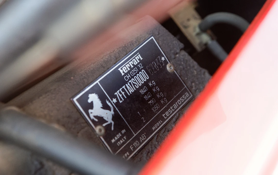 1986 Ferrari Testarossa - Image 29 of 31