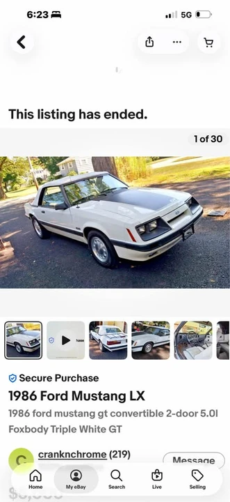 1986 Ford Mustang GT 3rd Gen - Image 4 of 12