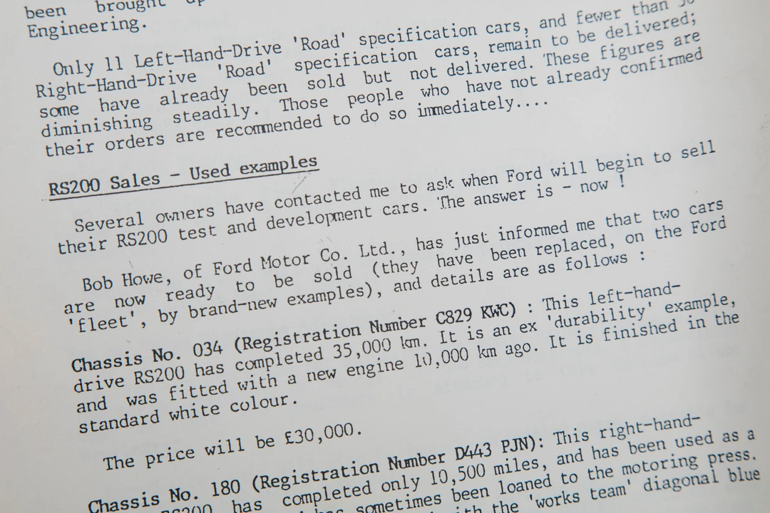 1986 Ford RS200 - Image 12 of 31