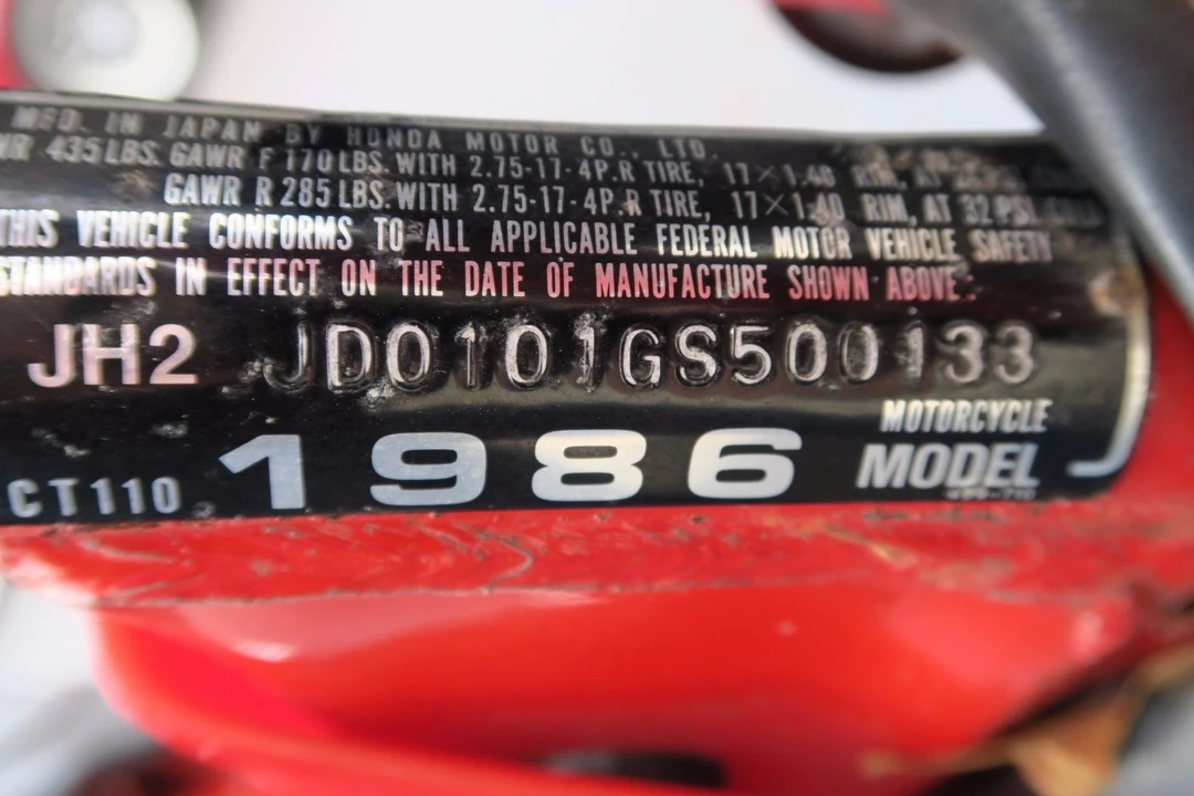 1986 Honda CT110 - Image 16 of 31