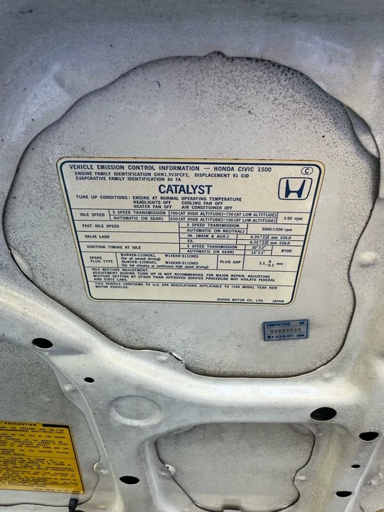 1986 Honda Civic 3rd Gen - Image 13 of 21