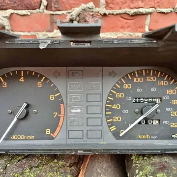 1986 Honda Civic CR-X Cluster