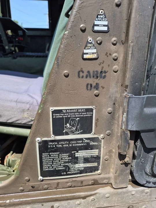 1986 Hummer HMMWV - Image 18 of 20