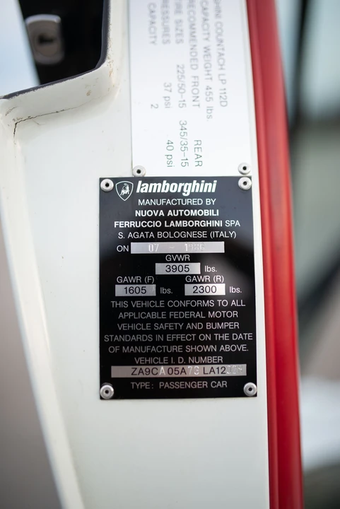 1986 Lamborghini Countach LP5000 Quattrovalvole - Image 12 of 31