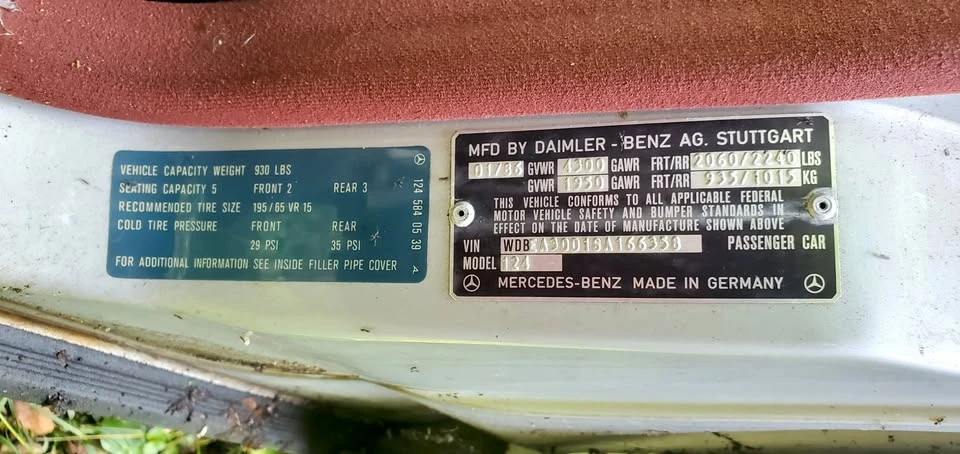 1986 Mercedes-Benz W124 E-Class - Image 10 of 17