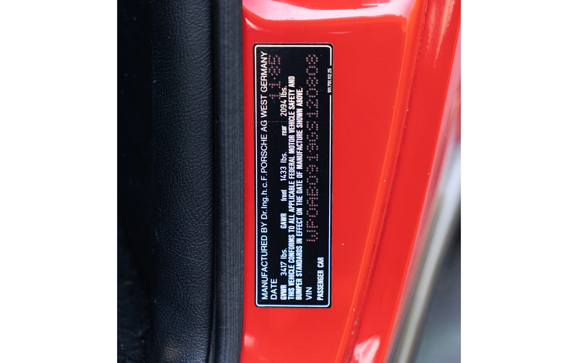 1986 Porsche 911 Carrera 3.2 - Image 26 of 31