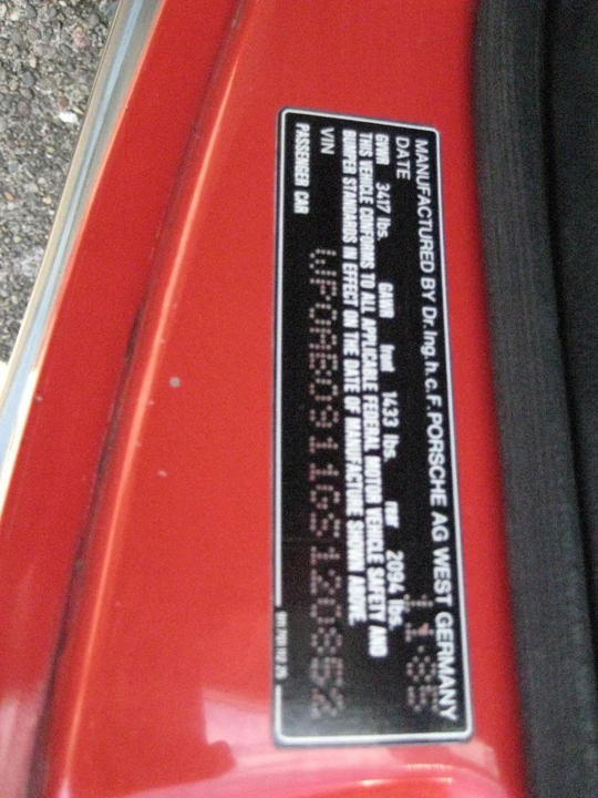 1986 Porsche 911 Carrera 3.2 - Image 26 of 31