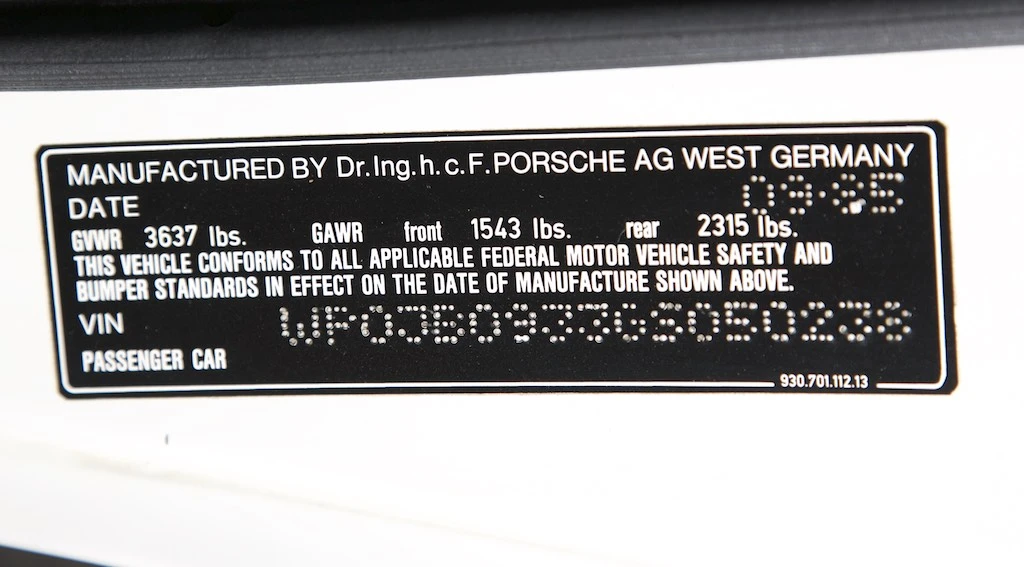 1986 Porsche 930 Turbo - Image 29 of 31