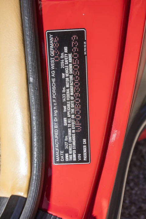 1986 Porsche 930 Turbo - Image 6 of 31