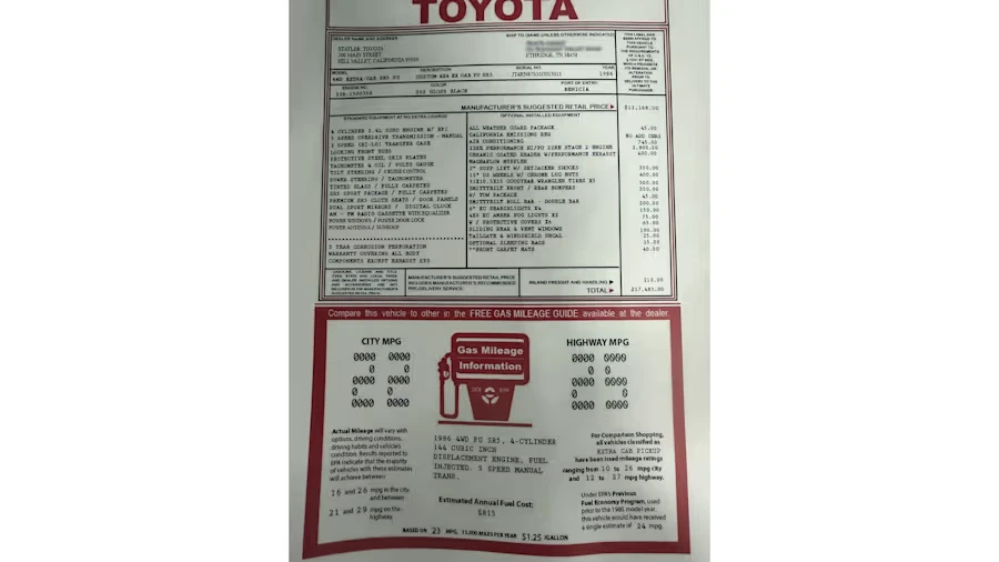 1986 Toyota Corolla AE86 - Image 31 of 31