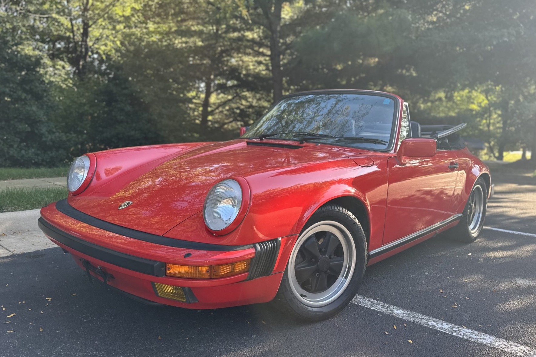 31k-Mile 1986 Porsche 911 Carrera Cabriolet