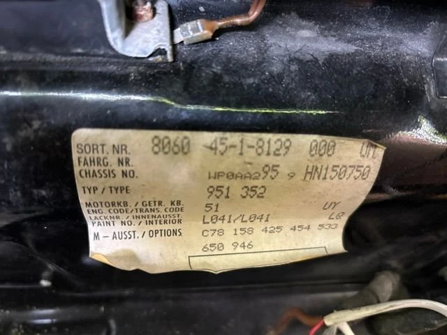 1987 Porsche 944 Turbo - Image 5 of 20