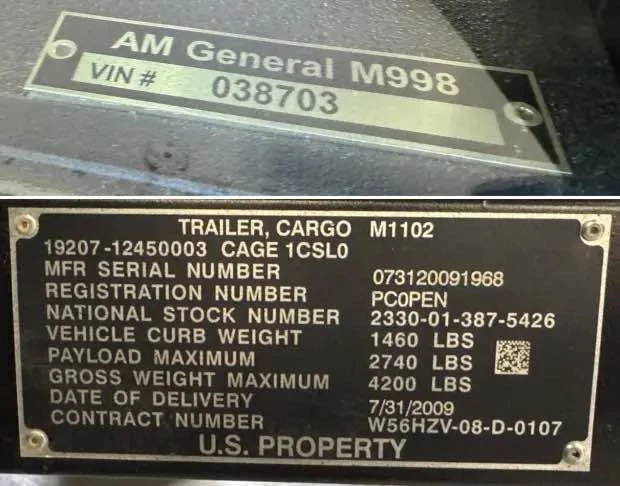 1987 AM General Hummer - Image 7 of 13