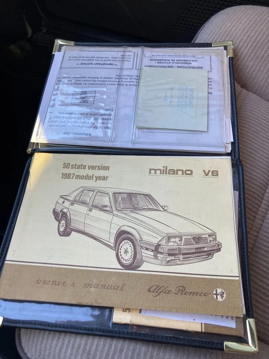 1987 Alfa Romeo 75/Milano - Image 10 of 11