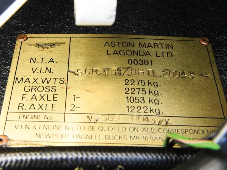 1987 Aston Martin V8 Zagato - Image 22 of 25
