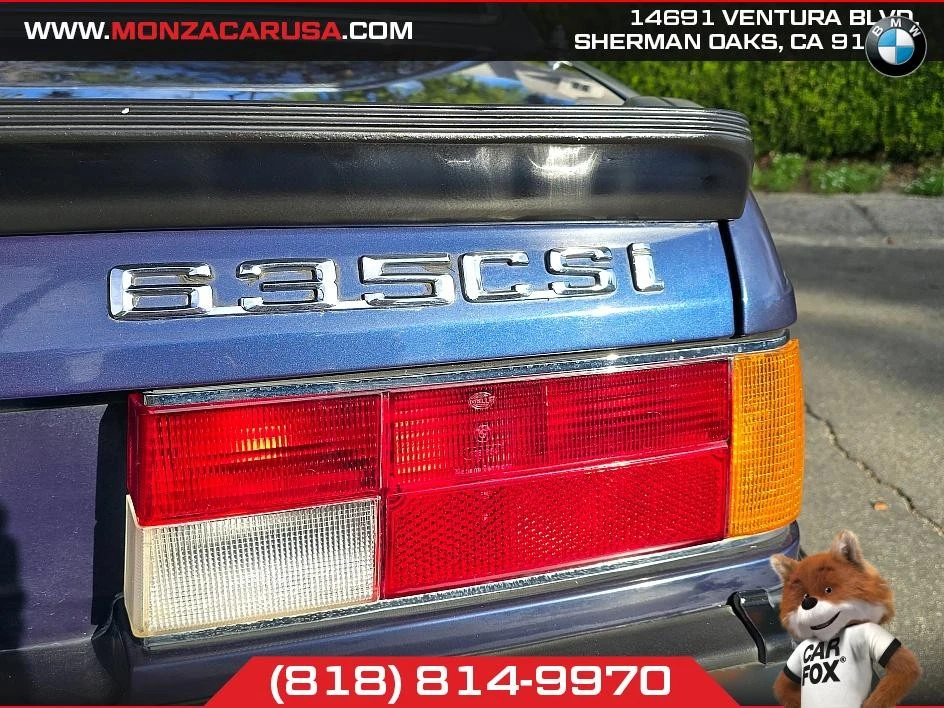 1987 BMW E24 6 Series - Image 20 of 21