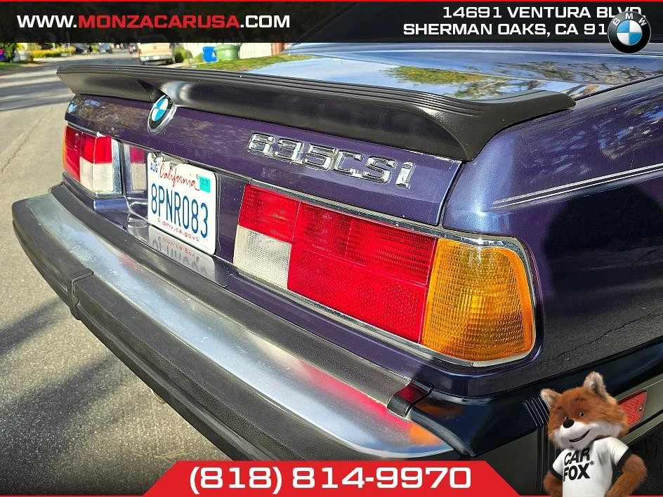 1987 BMW E24 6 Series - Image 19 of 21