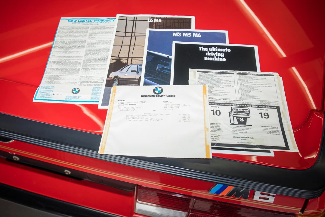 1987 BMW E24 M635CSi & M6 - Image 8 of 31