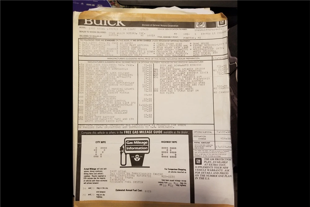 1987 Buick Regal - Image 7 of 8