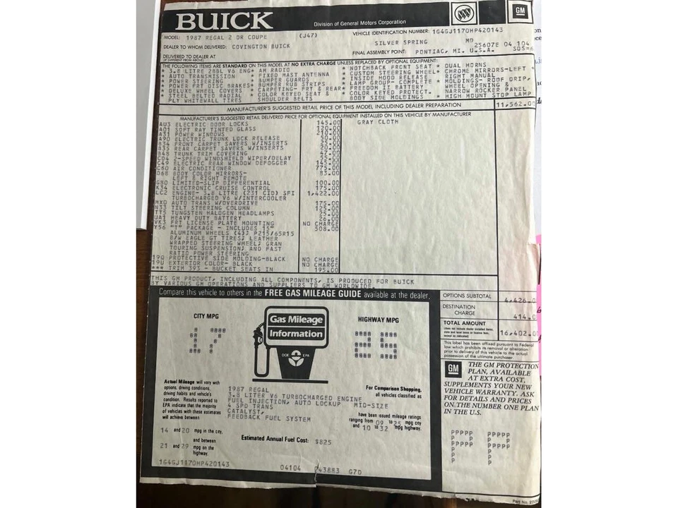 1987 Buick Regal - Image 22 of 25