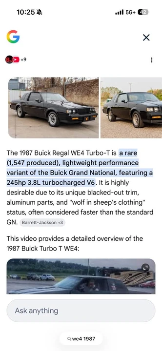1987 Buick Grand National - Image 7 of 7