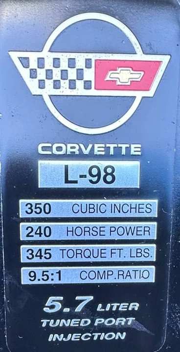 1987 Chevrolet Corvette C4 - Image 10 of 11