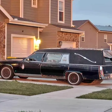 1987 Cadillac Brougham Hearse