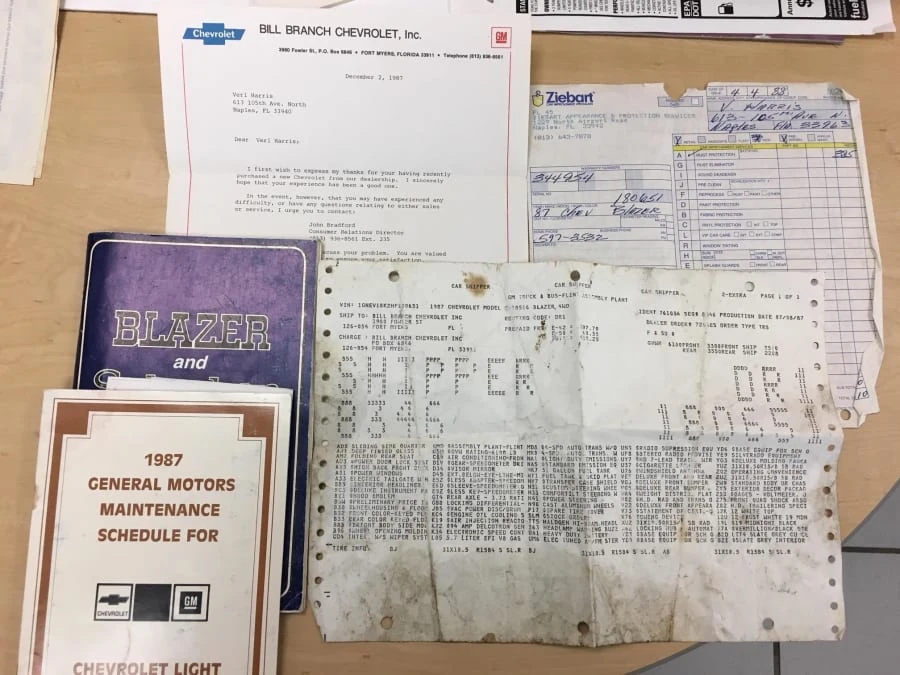 1987 Chevrolet Blazer - Image 10 of 11