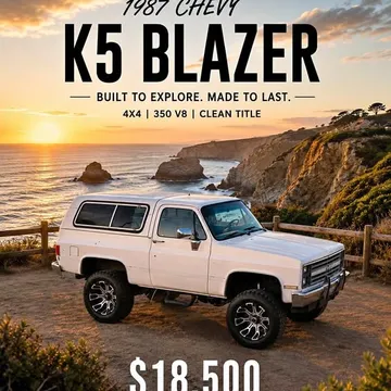 1987 Chevrolet Blazer Sport Utility 2D
