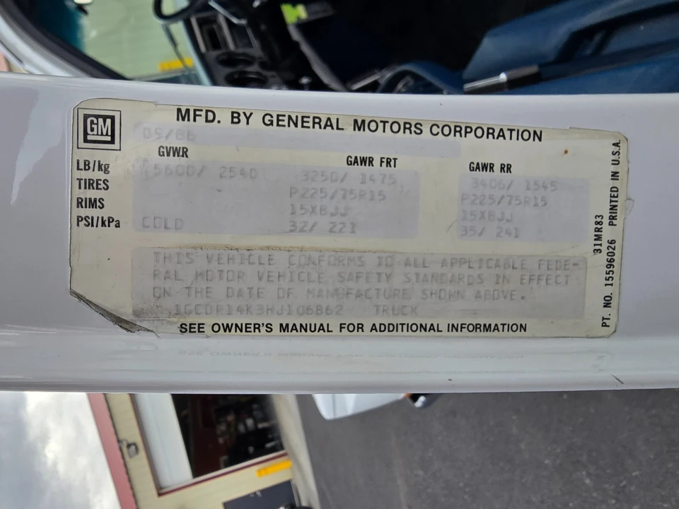 1987 Chevrolet C/K 3rd Gen - Image 26 of 31
