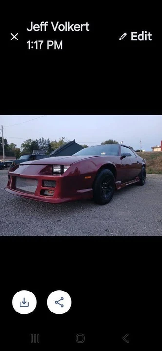 1987 Chevrolet Camaro 3rd Gen - Image 2 of 4