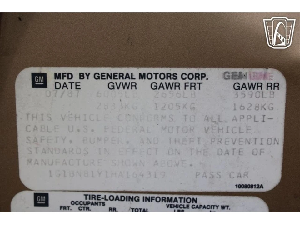 1987 Chevrolet Caprice - Image 19 of 31