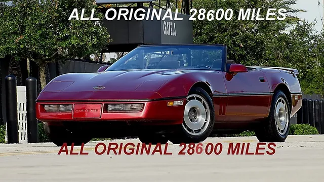 1987 Chevrolet Corvette Convertible