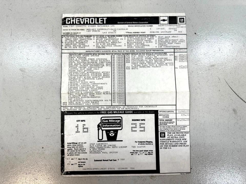 1987 Chevrolet Corvette Callaway - Image 3 of 21