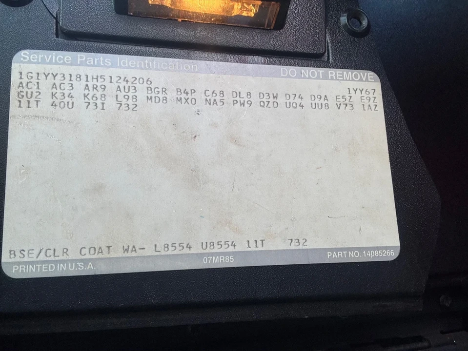 1987 Chevrolet Corvette C4 - Image 8 of 21