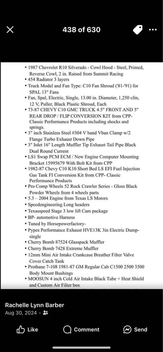 1987 Chevrolet C/K 3rd Gen - Image 6 of 10
